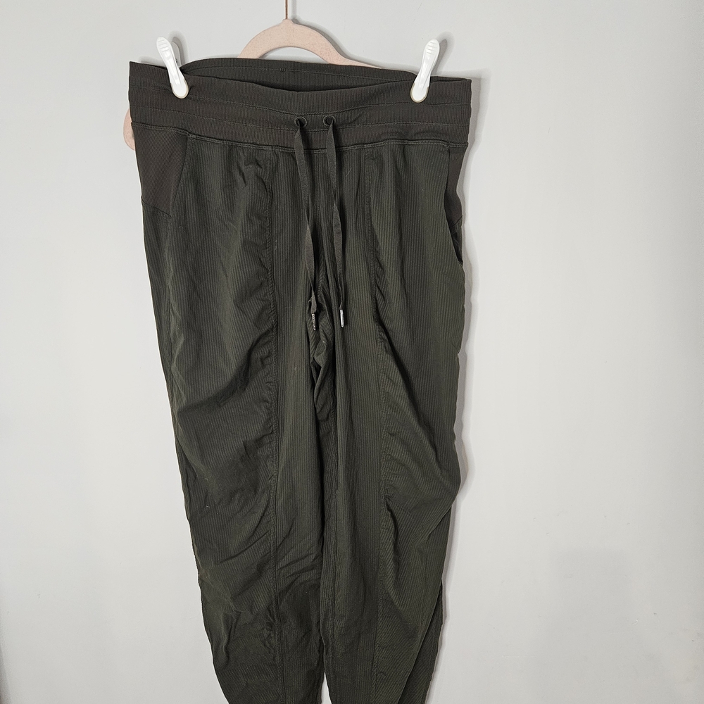 Womens Olive Green Studio Dance Lululemon Pants